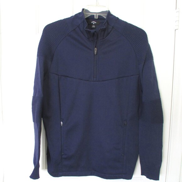 Callaway Womens L/S Blue 1/4 Zip Golf Sweater NWOT - Size Large - Picture 1 of 3